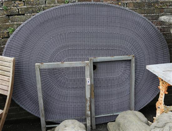 Large table with tressels